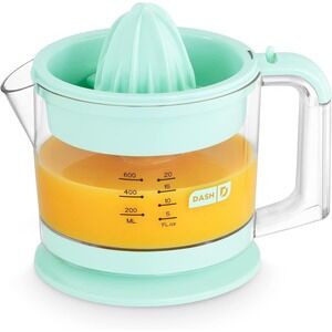 NEW In Box Aqua Green Dash Electric Dual Citrus Juicer 25oz 6" Tall Juice Maker